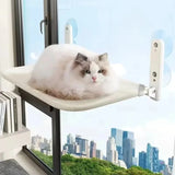 Suction Cup Cat Hammock, Removable Washable Hanging Bed for Window Glass, Pet Rest Swing Bed