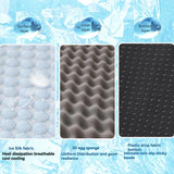 Breathable Spring Summer Cooling Large Dog Bed Ati-slip Cat Bed with Pillow Ice Silk Fabric Dog Bed for Small Dog Cushion Pet