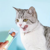Cat Treat Squeeze Spoon – Lickable Wet Treat Feeder