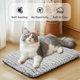 Self-warming Cat and Dog Bed Super Soft Cat Pet Heating Pad Suitable for Indoor Outdoor Anti-slip Heating Cat Pad Warm Blanket