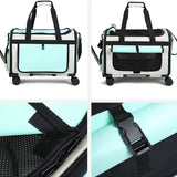 Pet Trolley Cat Bag Extra Large Portable Case Detachable Dog Trolley Case Large Foldable Pet Bag Cat Travel Carrier Bag