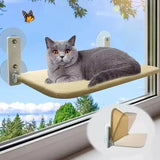 Suction Cup Cat Hammock, Removable Washable Hanging Bed for Window Glass, Pet Rest Swing Bed