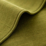 Striped Living Room Sofa Cushion Simple Non-Slip Sofa Cushion Armrest Backrest Universal Sofa Cover Chenille Fabric Solid Color