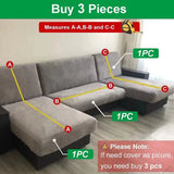 1/2/3/4 Seater Elastic Sofa Cover, Stretch Full Wrap Sofa Protector, Pet Anti-Scratch & Dust Proof, Removable Washable Slipcover