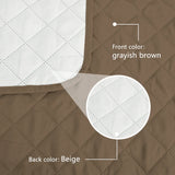 Waterproof Recliner Quilted Cover Nonslip Chair Slipcovers for Pets Dogs Kids Furniture Protector with Elastic Straps & Pockets
