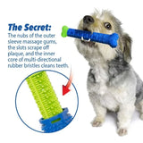 Dog Tooth Grinding Stick Food Grade Cleaning Massager Rubber Tooth Brush Chewing Toy Teeth Cleaning Pet with Slight Bite Force